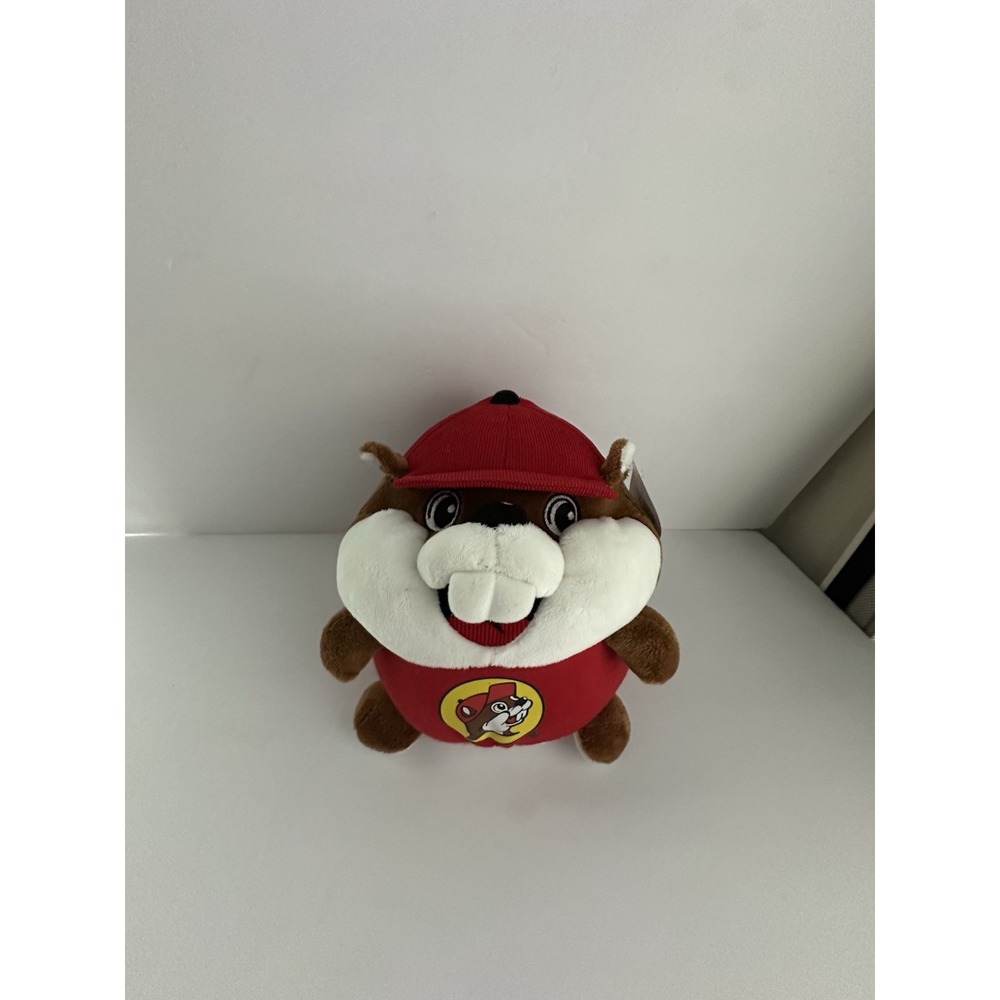 Buc-ee's Beaver Plush Doll Stuffed Animal Small 6-14in Red Hat & Shirt